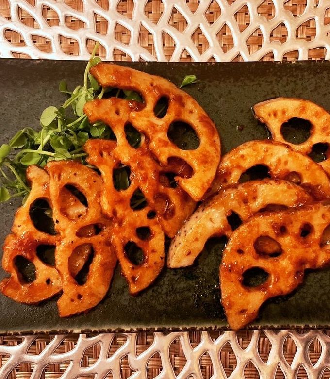 焼き肉のタレだけ♪れんこんステーキ風-レシピのメイン写真