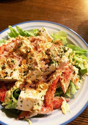 簡単☆カニカマ豆腐サラダ-レシピのメイン写真