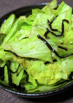 キャベツの塩昆布和え-レシピのメイン写真