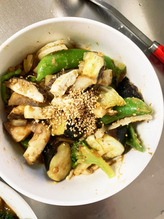 肉無豆腐簡単きな粉香味オイ炒味野菜炒め-レシピのメイン写真