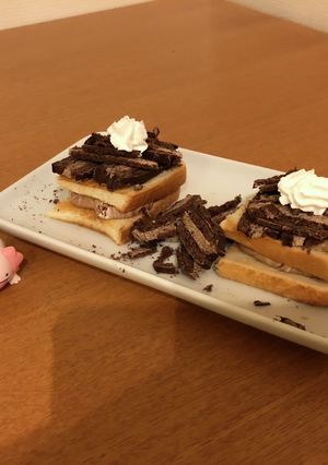 チョコレートホイップ食パン-レシピのメイン写真