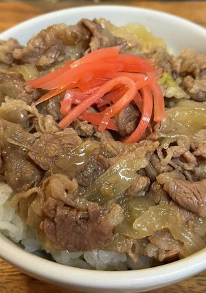 牛丼-レシピのメイン写真
