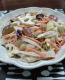 根菜サラダ（蒸しサラダ豆をプラス)