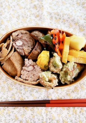 金時豆いなりのお弁当-レシピのメイン写真