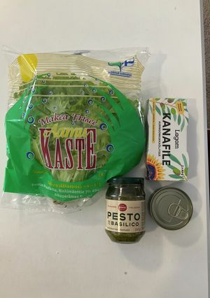 中途半端に残ったバジルでチキンサラダ-レシピのメイン写真