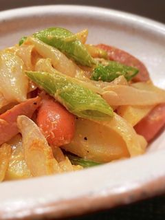 ジャガイモとウインナーのカレーマヨ炒め-レシピのメイン写真