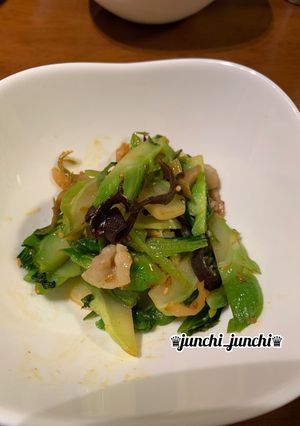 子持ち高菜とザーサイの中華炒め-レシピのメイン写真