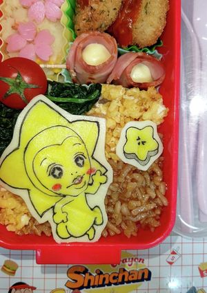 リアルピース、星ヒカル弁当~(笑)-レシピのメイン写真