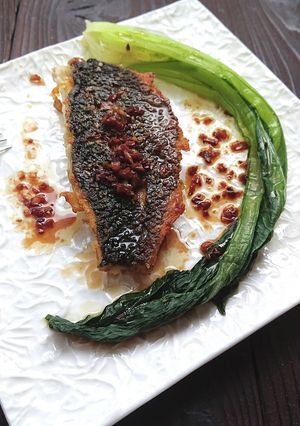 白身魚（メジナ）三日月ポワソン極上ソース-レシピのメイン写真