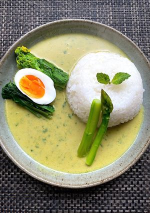 ほうれん草グリーンカレー-レシピのメイン写真
