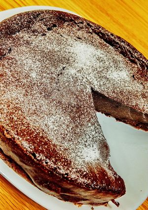 板チョコ&油なし!へルシーガトーショコラ-レシピのメイン写真