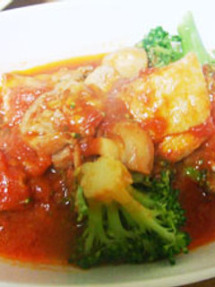 温野菜とチキンのトマト煮-レシピのメイン写真