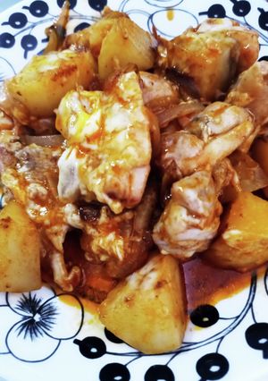 鶏もも肉とじゃがいものチーズ蒸し焼き-レシピのメイン写真