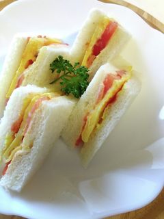 玉子とトマトのサンドイッチ-レシピのメイン写真
