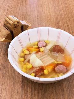 【大崎市】野菜たっぷりポトフ【学校給食】-レシピのメイン写真