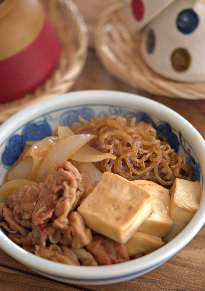 新玉ねぎと豚こまの肉豆腐【作り置き】-レシピのメイン写真