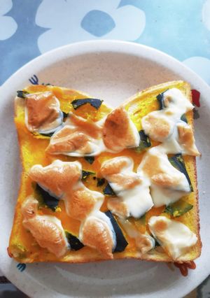 かぼちゃチーズトースト-レシピのメイン写真