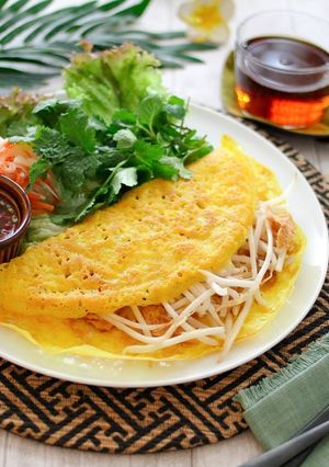 卵いらずのバインセオ-レシピのメイン写真