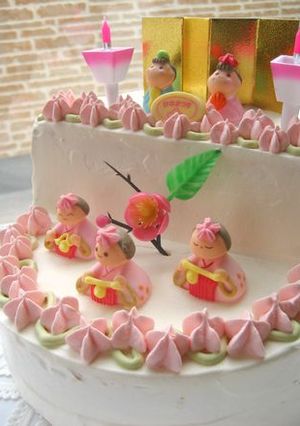 ひなまつりに♪ひな壇ケーキ（2段＆3段）-レシピのメイン写真