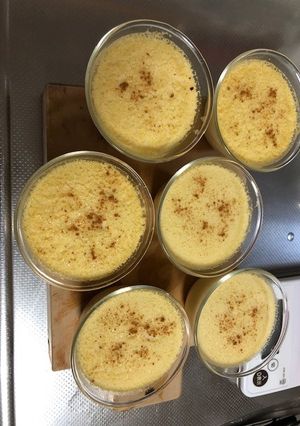 ミルサーで大ざっぱに！りんご焼きプリン-レシピのメイン写真