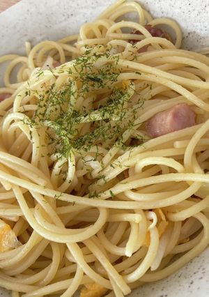 バターめんつゆパスタ-レシピのメイン写真