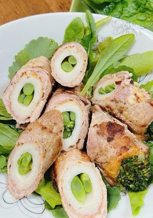 スティックセニョールの肉巻きちくわ-レシピのメイン写真