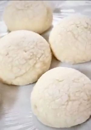 レンジで3分*豆腐&米粉のモッチリ丸パン-レシピのメイン写真