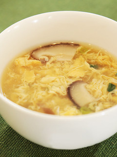 男の料理:しいたけスープ-レシピのメイン写真