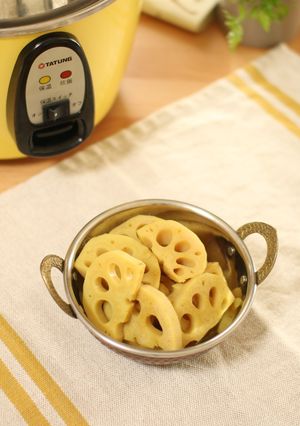 ＼大同電鍋レシピ／れんこん煮／カレー風味-レシピのメイン写真