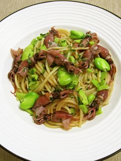 そら豆とホタルイカのパスタ-レシピのメイン写真