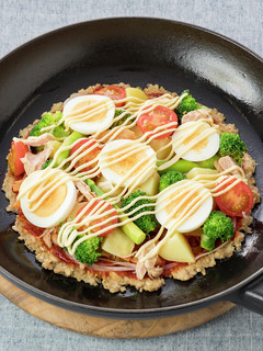 野菜たっぷり オートミールピザ-レシピのメイン写真