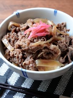牛丼-レシピのメイン写真