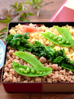 鶏そぼろの3色弁当-レシピのメイン写真
