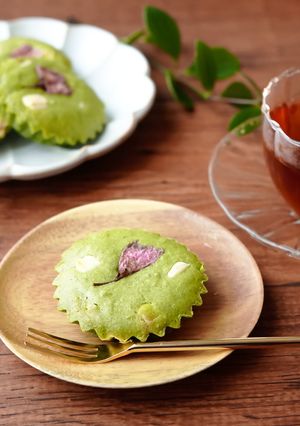 抹茶と桜の焼き菓子-レシピのメイン写真