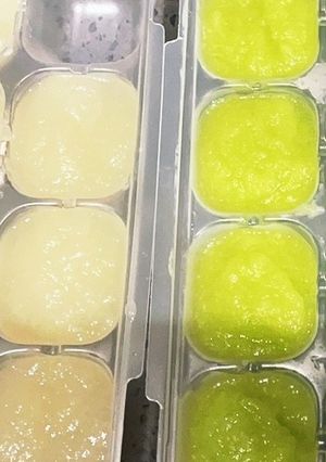 離乳食初期〜キャベツ&玉ねぎ ストック-レシピのメイン写真