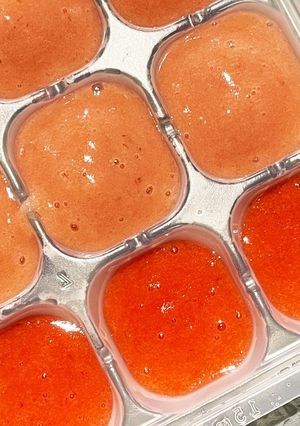 イチゴ&いちごバナナソース　離乳食初期〜-レシピのメイン写真