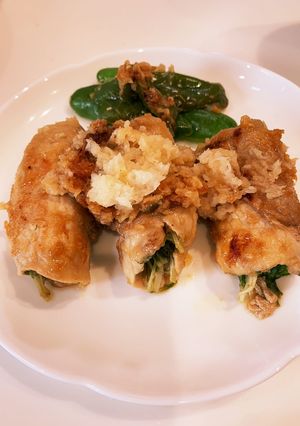 豚ロース水菜巻きのおろしポン酢煮-レシピのメイン写真