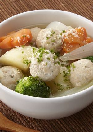 鶏生つみれと旬野菜のポトフ-レシピのメイン写真