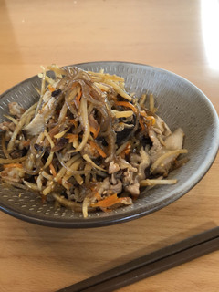 給食の五目きんぴら-レシピのメイン写真