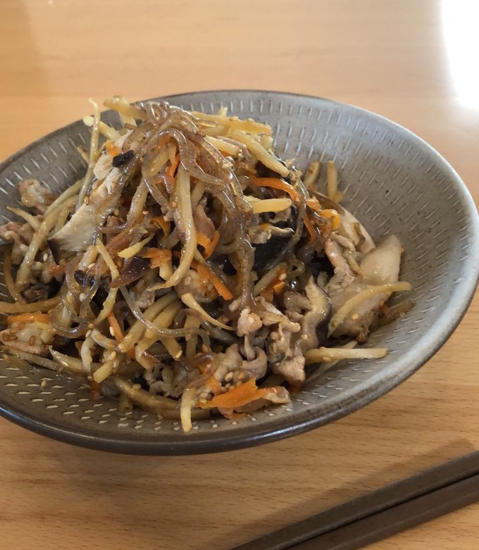 給食の五目きんぴら-レシピのメイン写真