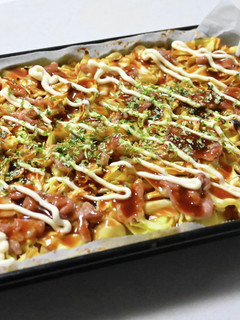 トースターでサイリウムのお好み焼き-レシピのメイン写真