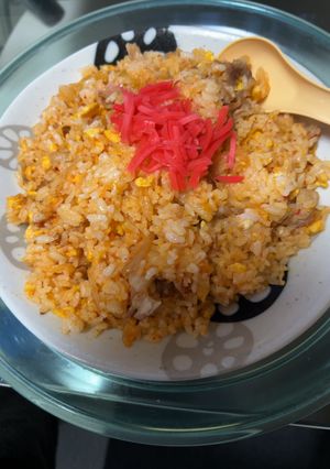 包丁要らず　爆盛り豚キムチ炒飯-レシピのメイン写真