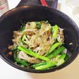 ひき肉消費レシピ!春雨炒め