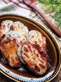蓮根のベーコンチーズ挟み焼き-レシピのメイン写真