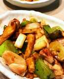 簡単美味しい！春ねぎと鶏肉の焼き鳥風炒め
