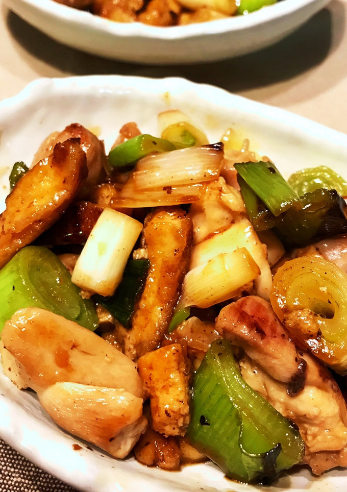 簡単美味しい！春ねぎと鶏肉の焼き鳥風炒め-レシピのメイン写真