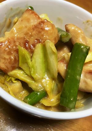 鶏とキャベツのガリ味噌マヨ-レシピのメイン写真