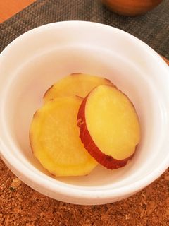 さつまいもをオレンジジュースで煮てみた!-レシピのメイン写真