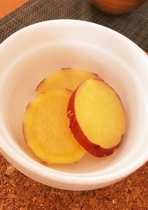 さつまいもをオレンジジュースで煮てみた！-レシピのメイン写真