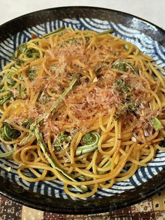 スパゲティ・こごみ-レシピのメイン写真